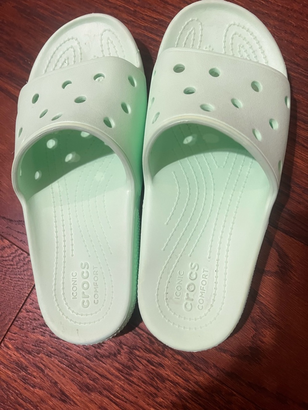 CROCS Mint Green Classic Slide Sandals